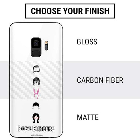 Bobs Burgers Silhouette Galaxy S9 Skin